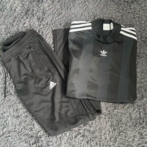 Men Size Small Adidas Originals Long Sleeve Soccer Jersey Soccer Tapered Pants